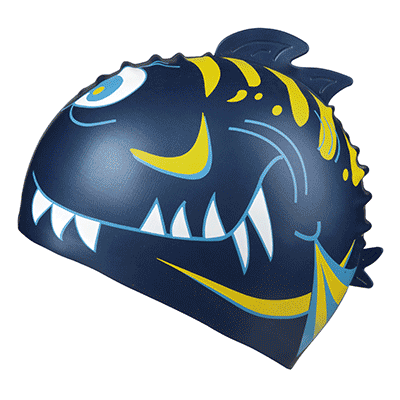 Hai  - Silikonbadekappe dunkelblau